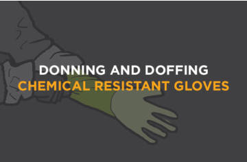 How to: Donning and doffing chemical gloves