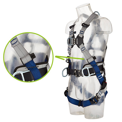 3M fall arrest harness with revolver system