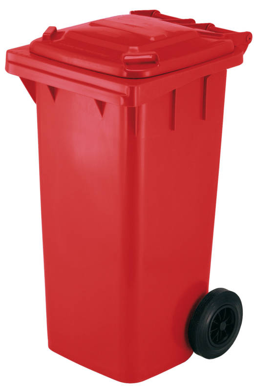 grootmoeder Sitcom Productiviteit Afvalbak rood 2 wielen 240l - Afvalverzameling - Vandeputte Safety Experts