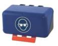 SECUBOX 2B BRIL MINI BLAUW