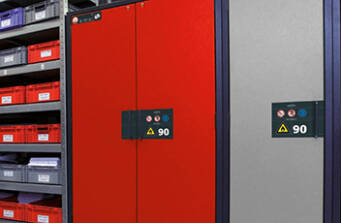 The difference between fireproof chemical and battery cabinets