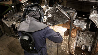 Discover the welding helmet