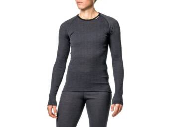 Thermo Fleece® - Long Sleeve Satin Bound Neck - Merino Wool - Black
