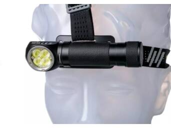 Lampe frontale LED, lampe frontale étanche rotative à 360° avec clip, lampe  frontale réglable, haute luminosité 7 modes avec lumière de sécurité pour