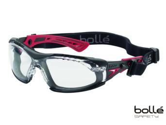 BRILLE RUSH+ PC FARBL PLATINUM + FOAM