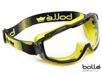 GOGGLE UNIVERSAL PC INCOL PLATIN (JAUNE)