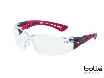 BRILLE RUSH+ FARBL PLATINUM (RO/SCHW)