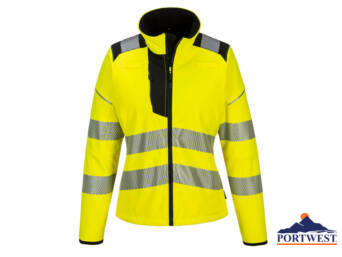 SOFTSHELL DAMES HI-VIZ PW381