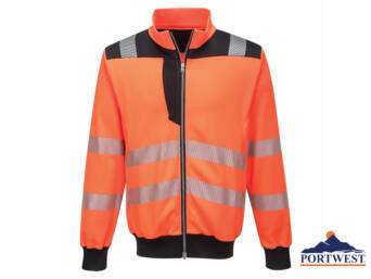 SWEATER FULL ZIP HI-VIS PW370