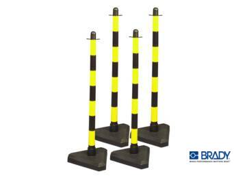 POLE 900MM BLACK/YELLOW 292236