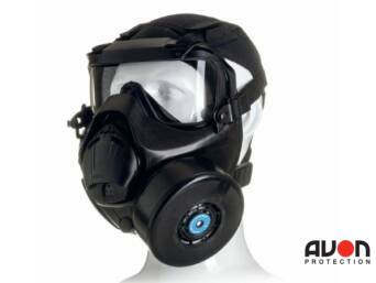 FULL MASK HM50P FOR RIOT HELMET P100N