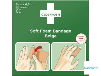 BANDAGE MOUSSE BEIGE 6CMX4.5M