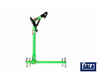 DAVIT ARM 2,5M MET BASIS 5-DELIG KLEIN