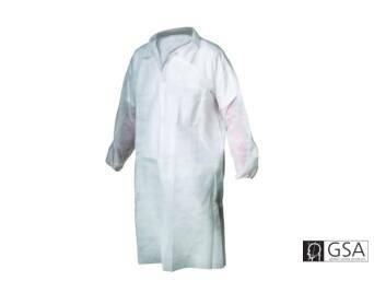 LAB JACKET PP WITHOUT POCKET/PRESS-STUD