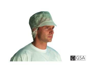 CAP WITH FLAP HAIRNET PP 100PCS