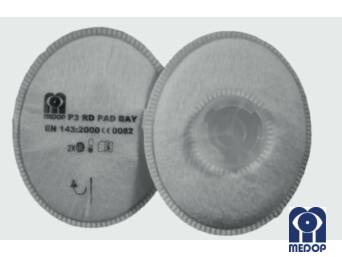 DUST FILTER P3 R PAD