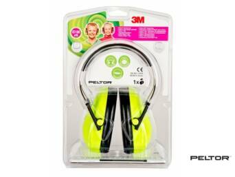 EARMUFF KIDS SAFETY NEON GREEN