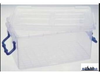 COFFRET DE STOCKAGE PLASTIC 48L COUVERCL