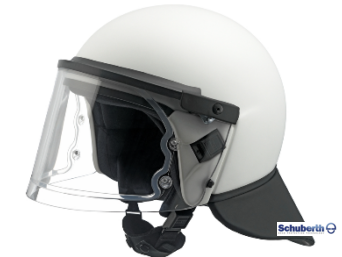 RIOT CONTROL HELM P100N WIT LOGO POLITIE