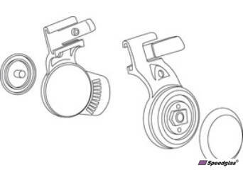 BEVESTIGINGSET HOOFDBAND SPEEDGLAS 9100