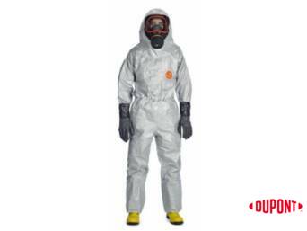 COVERALL TYCHEM 6000F+GLOVES+SOCKS