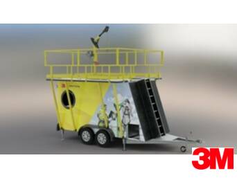 HUUR TRAILER BESLOTEN RUIMTEN 3M