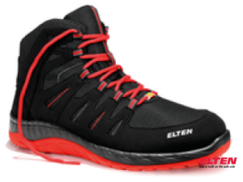 HIGH SHOE MADDOX BLACK-RED MID S3 SRC ES