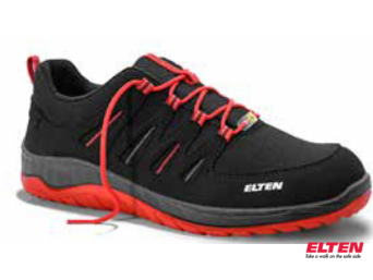 LOW SHOE MADDOX BLACK-RED S3 SRC ESD