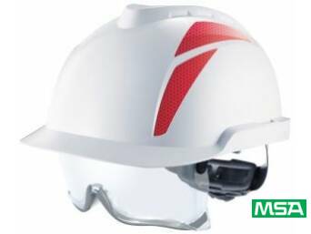 V-GARD 930 PN-BOUT-30MM-ROUGE STICKER