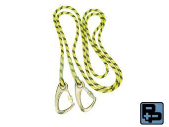 11MM CORDE POLYAMIDE DEUX MOUSQUETONS FI