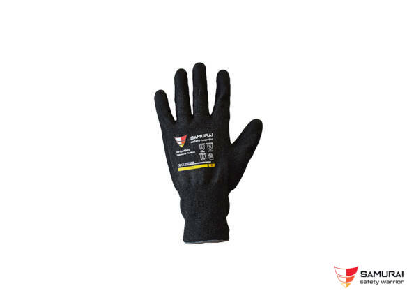 GLOVE GRIP-FLEX DIAMOND PU BLACK