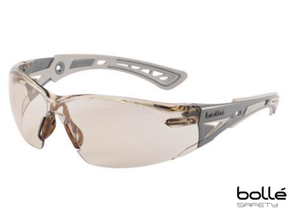 BRILLE RUSH+ PC CSP PLATINUM (GRAU)