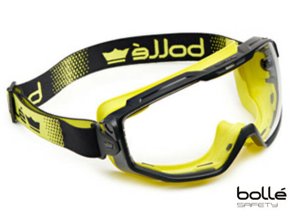 GOGGLE UNIVERSAL PC FARBL PLATIN (GELB)