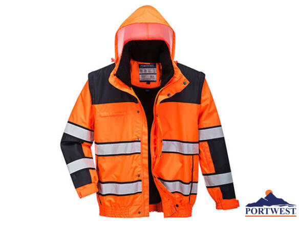 BOMBER JACKE HI-VIS C466 3 IN 1