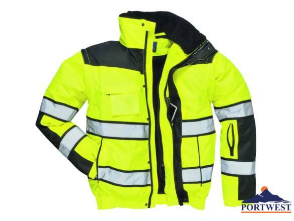 BOMBER JACKE HI-VIS C466 3 IN 1