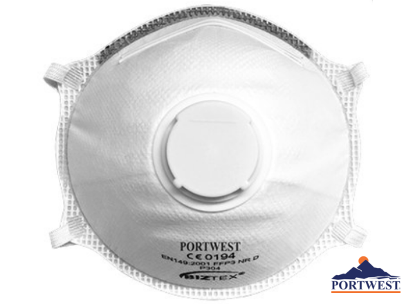 DUST MASK FFP3V P304