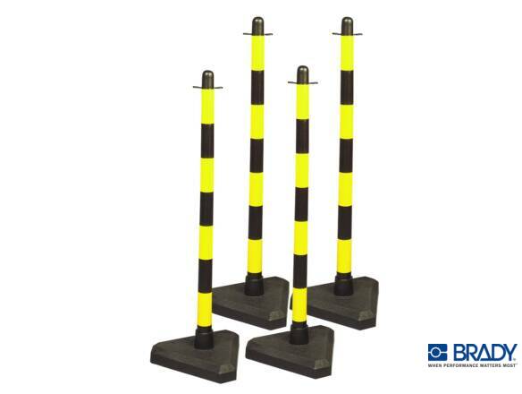 POLE 900MM BLACK/YELLOW 292236