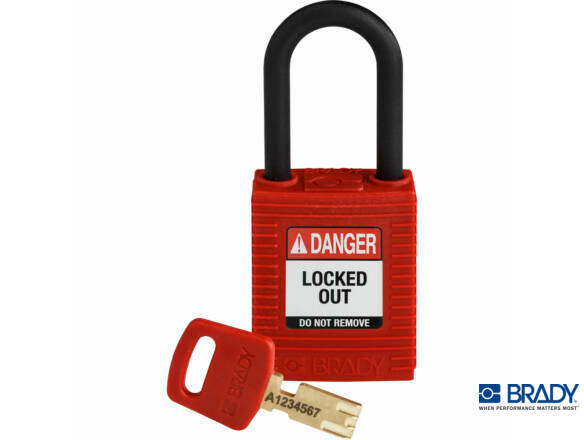 LOTO LOCK SAFEKEY WITH NYL BEUGEL KD