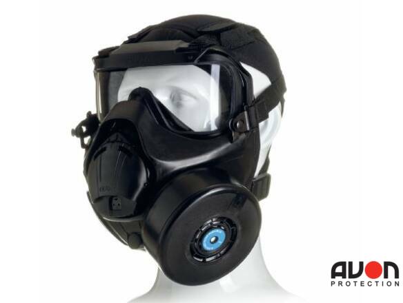 FULL MASK HM50P FOR RIOT HELMET P100N