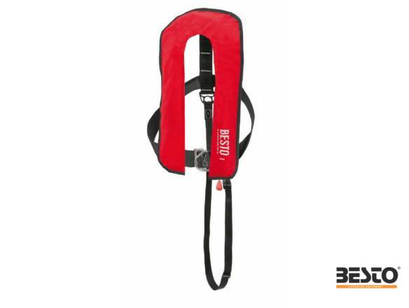 LIFE JACKET BESTO INFLATABLE 165N RED