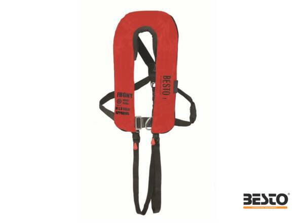 LIFE JACKET TWIN CHAMBER SOLAS RED