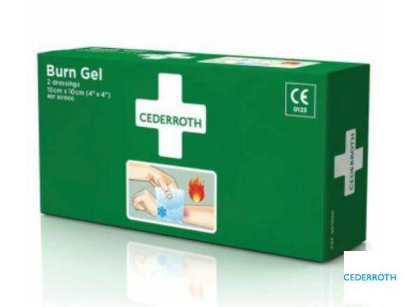 BURN GEL CEDEROTH 10X10CM 2ST