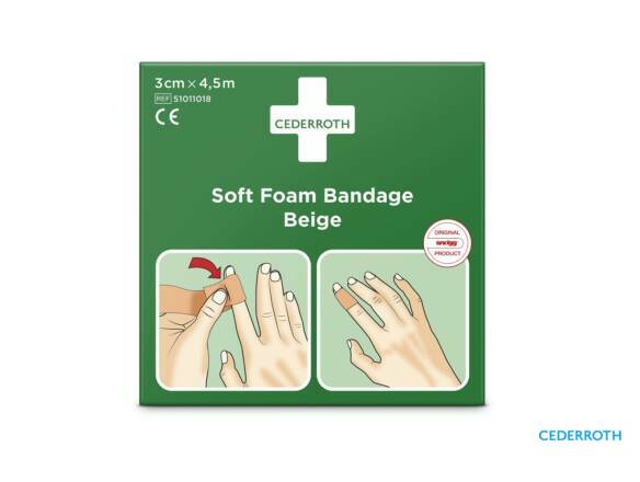 BANDAGE MOUSSE BEIGE 3CMX4.5M