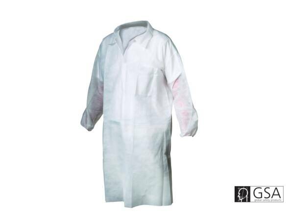 LAB JACKET PP WITHOUT POCKET/PRESS-STUD