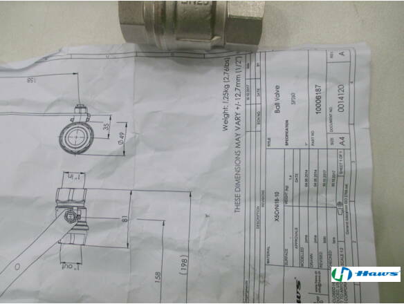 BALL VALVE : SP260 1"