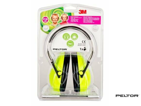 GEHORKAPSEL KIDS SAFETY NEON GREEN