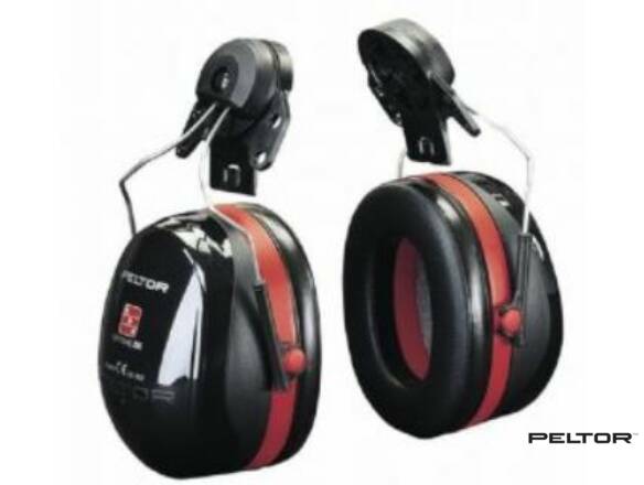 EAR MUFF HELMET OPTIME III + P3EV/2 30MM