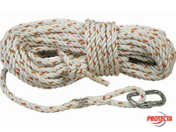 ROPE 20M 14MM 1 CARABINER