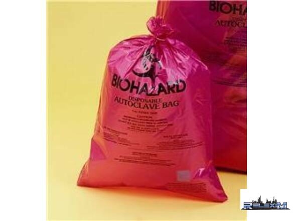 SACS MARQUAGE BIO HAZARD 100PCS