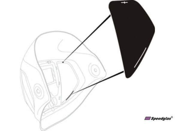 AFDEKPLAATJES VOOR SW SPEEDGLAS 9100